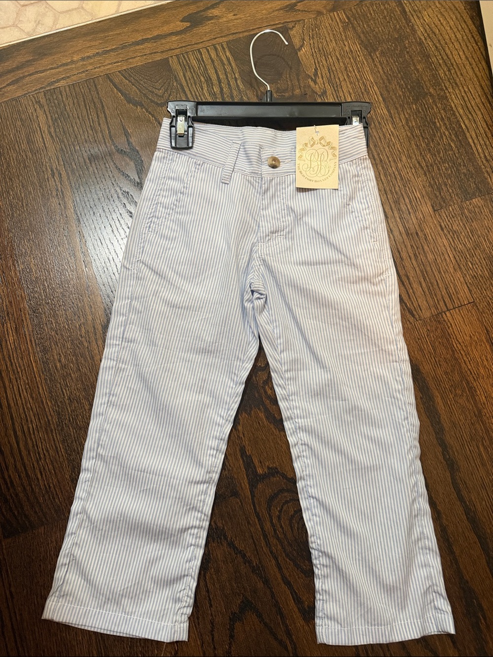 The Beaufort Bonnet Company Blue & White Pinstripe Chinos
